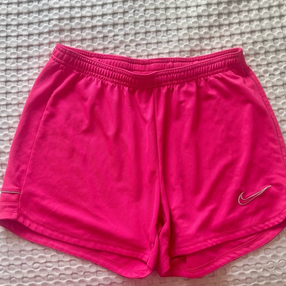 Nike Pants - NIKE Women's Neon Pink Dri-fit Running Shorts with Swoosh - Medium